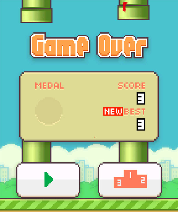 Flappy Bird is being pulled down by owner in under 7 hours (update