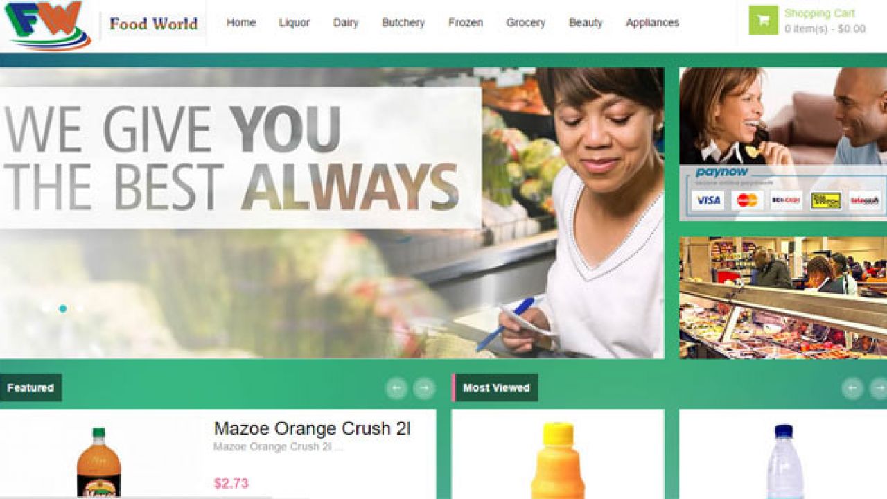 Food World Now Has An Online Store Will It Push Down The Walls Ignite E Tailing Techzim