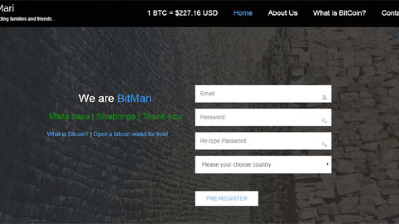 A New Startup Bitmari Is Launching A Bitcoin Money Remittance - 