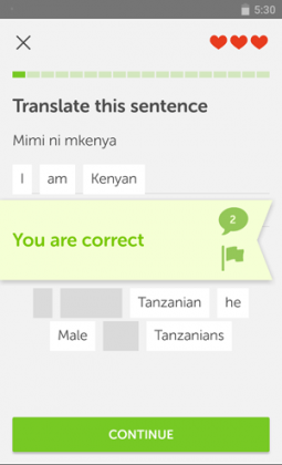 duolingo hakuna swahili matata techzim econet