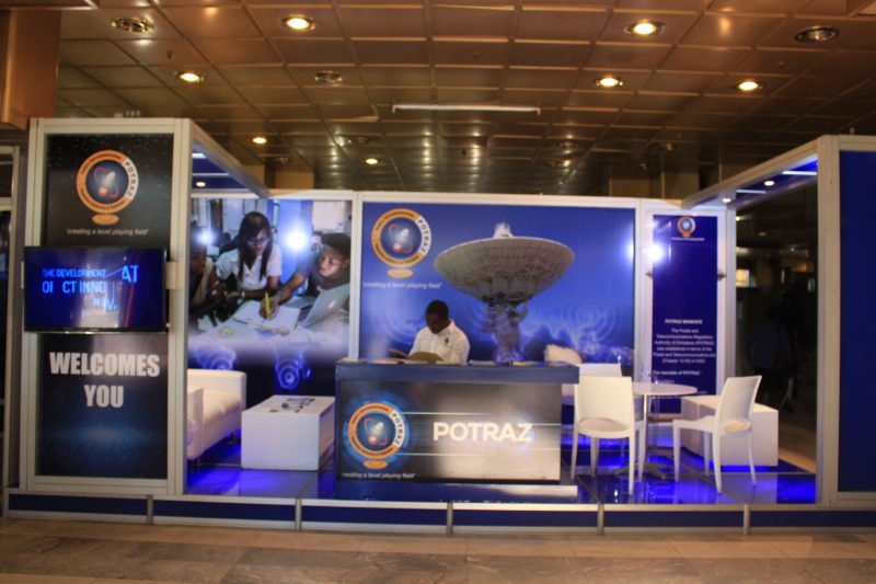 POTRAZ exhibition booth