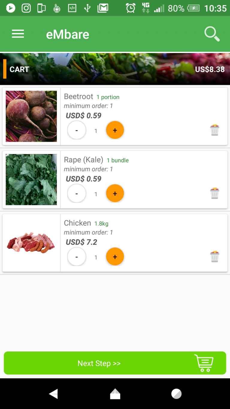 harvest app add discount