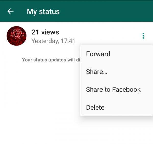 You Can Now Share your WhatsApp Status to Facebook Techzim