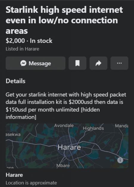 There is a budding black market for Starlink kits in Zimbabwe - Techzim